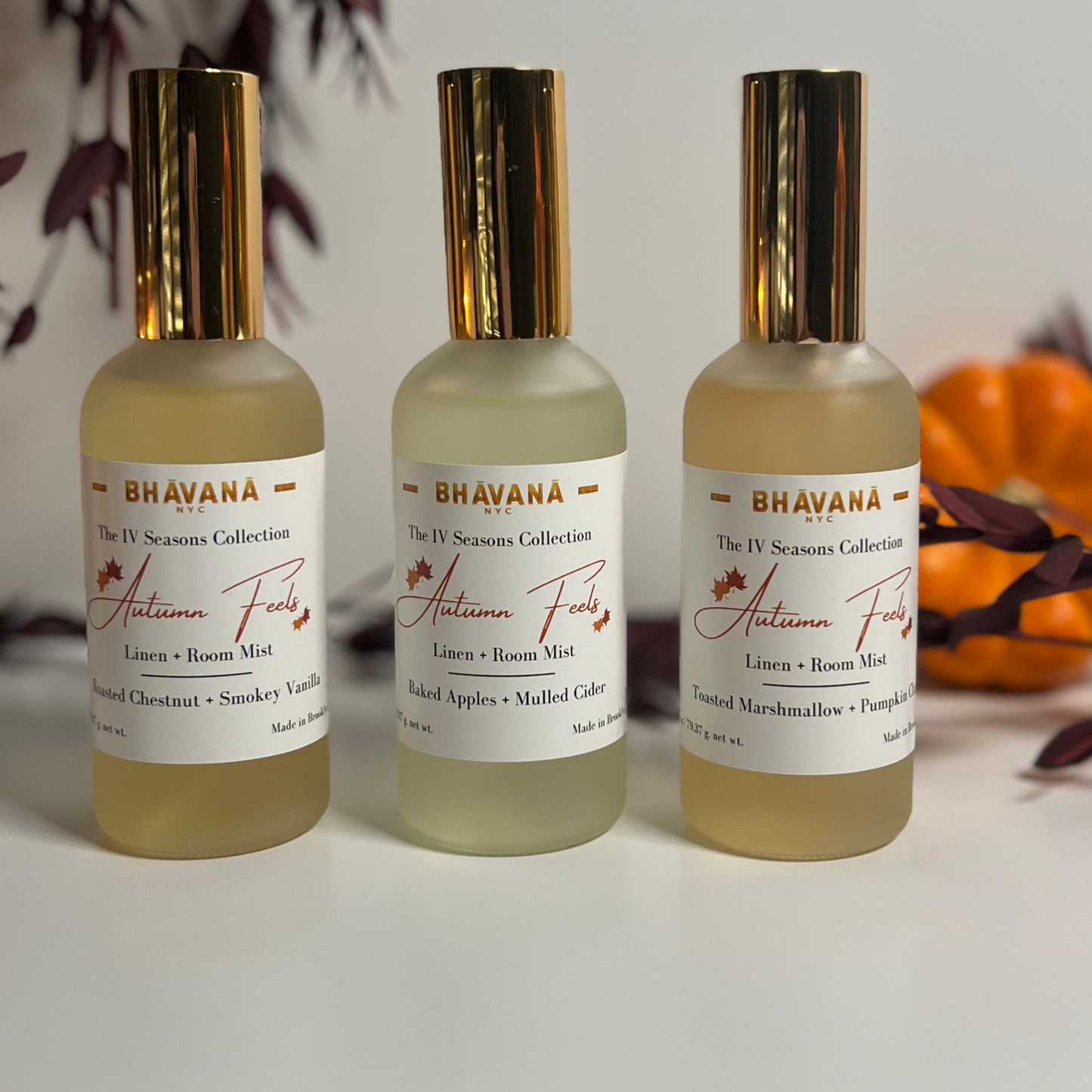 Autumn Feels Linen + Room Mist | The IV Seasons Collection