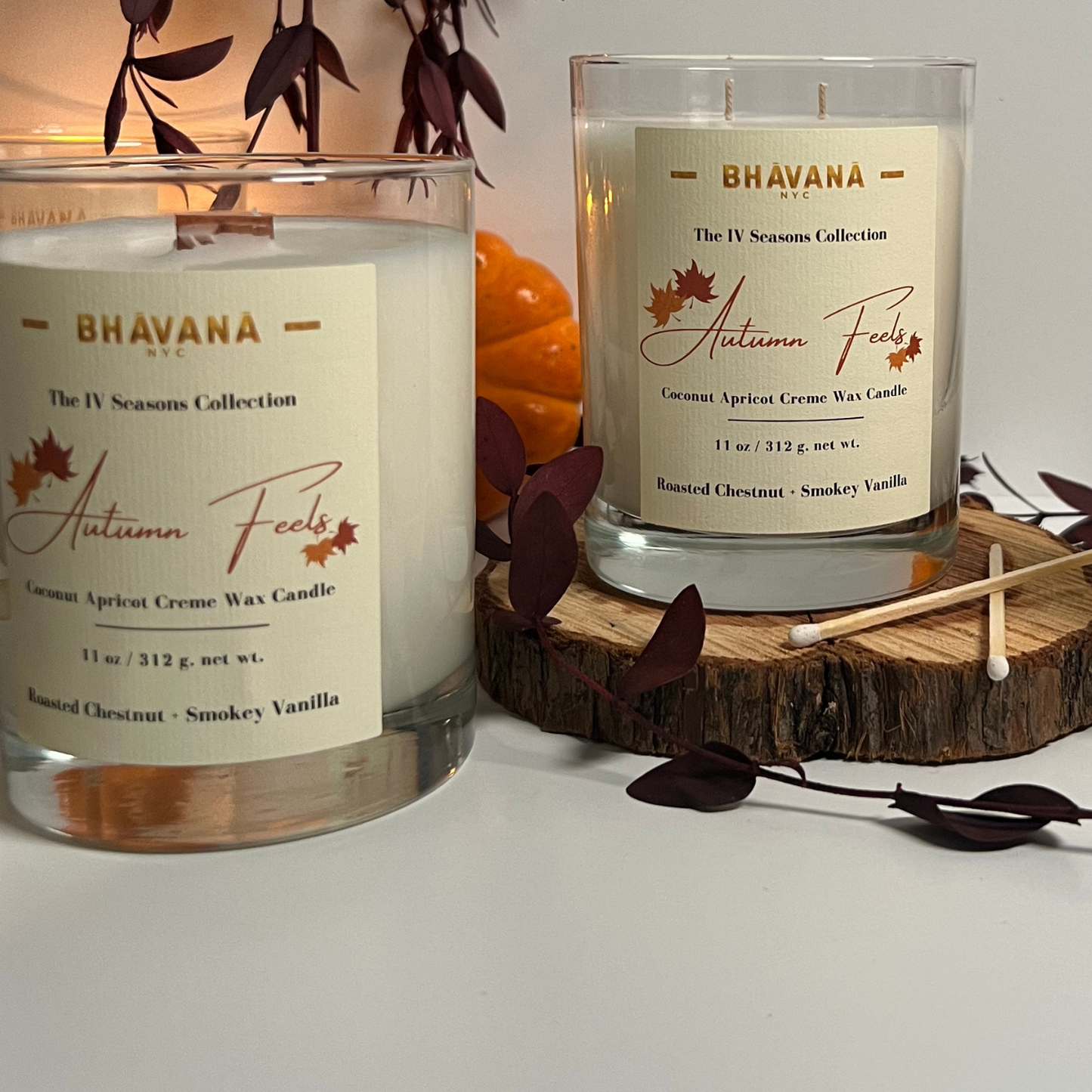 Autumn Feels Heavy Base Candles | The IV Seasons Collection