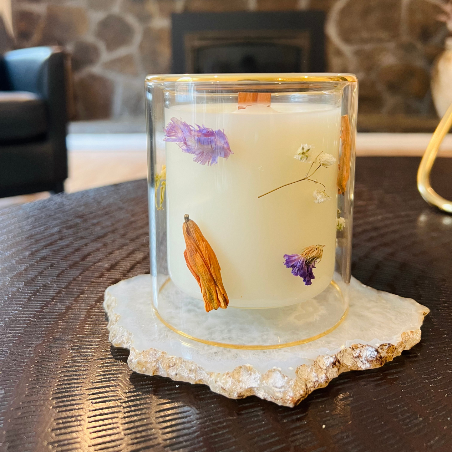 The Bliss of Spring | 14k Gold Rim Candle